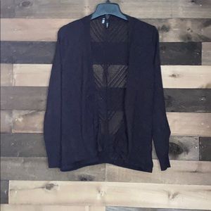 Maurices black cardigan